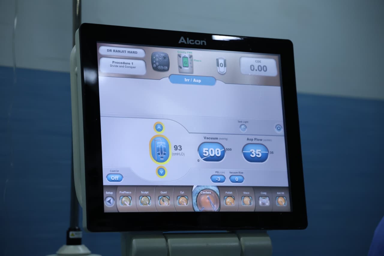 Nellai Eye Care Surgery Equipment screen view