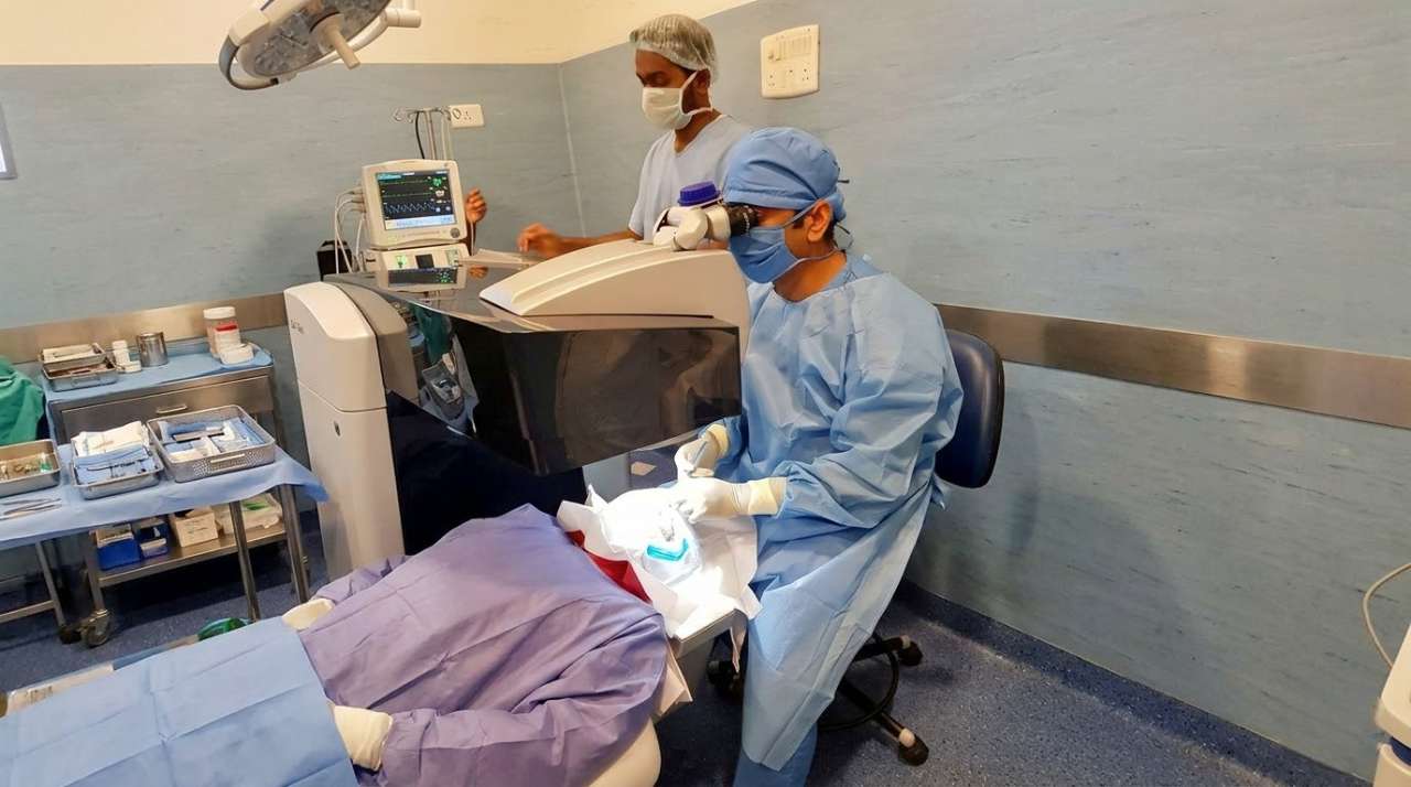 surgery machine nellai eye care